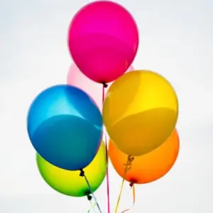 Basic balloon bouquet (5 balloons)