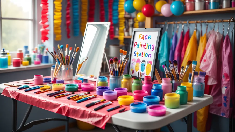 Kids’ face-painting station (1 hour)